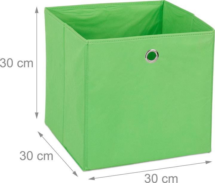 Immagine prodotto Relaxdays 4x scatola-da-scaffale (30 x 30 x 30 cm, 26 l)