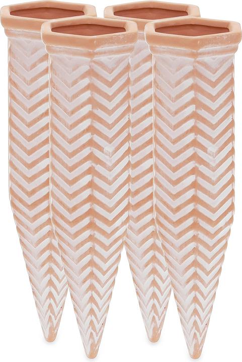 Relaxdays 4x clay cone (Clay cone)