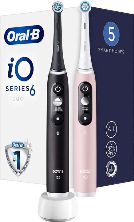 Actual product image Oral-B iO-Series 6 Duo (Oscillating toothbrush)