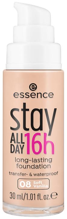 Immagine prodotto essence stay All Day 16h fondotinta a lunga durata (08 vaniglia morbida)