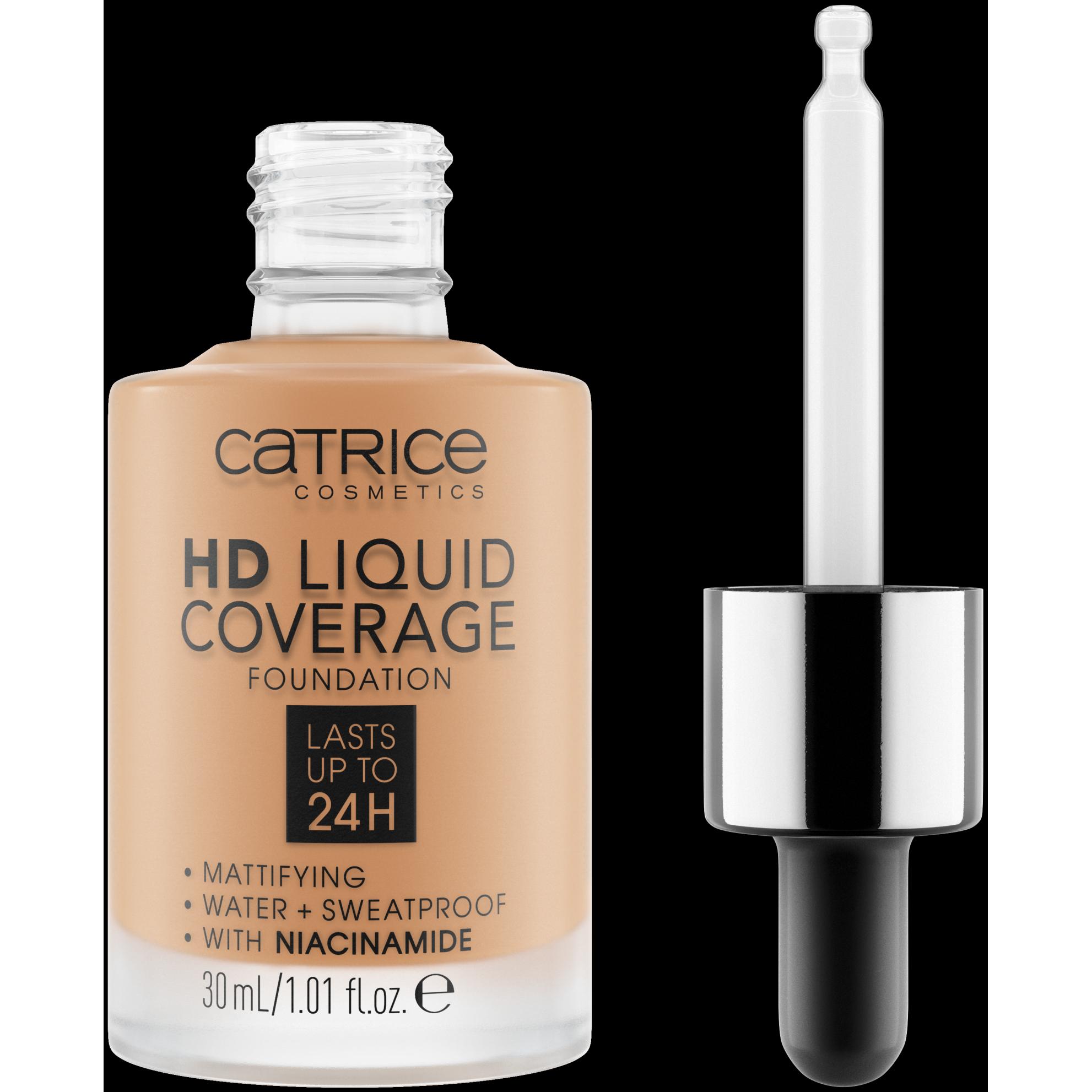 Thumbnail - Catrice, Foundation, Hd Liquid Coverage Foundation (046 Camel Beige)