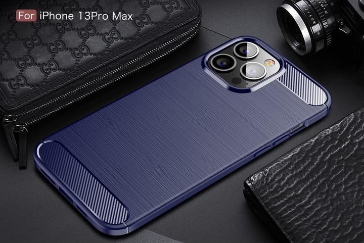 Actual product image Cover-Discount Metal Carbon Look (Apple iPhone 13 Pro Max)