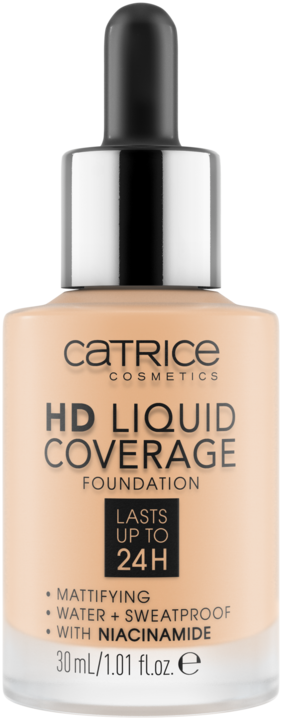 Catrice Fondotinta HD Liquid Coverage 044 Deeply Rose (005 Avorio Beige)
