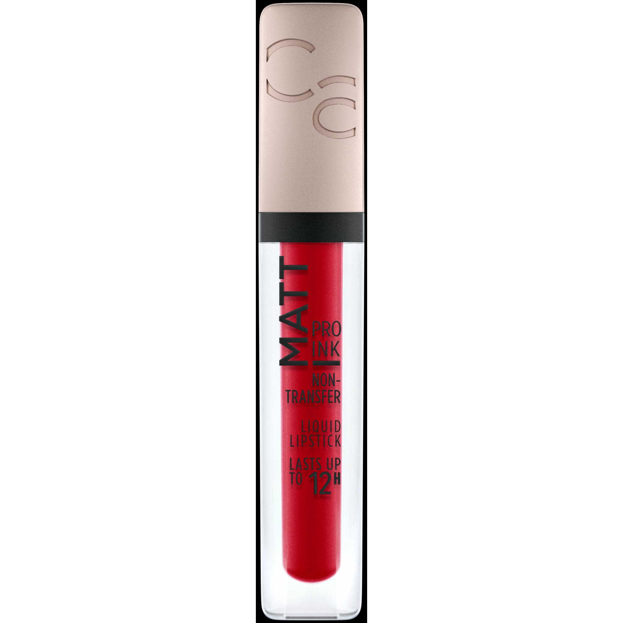 Catrice, Lippenstift + Lipgloss, Matt Pro Ink Non-Transfer Liquid Lipstick (090 rot)