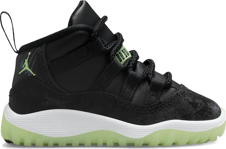 Actual product image Jordan 11 Retro Black Barely Volt (TD) (26)