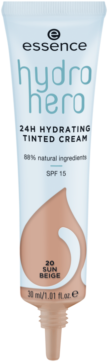 Produktbild essence hydro hero 24h Hydrating Tinted Cream (Sun Beige)