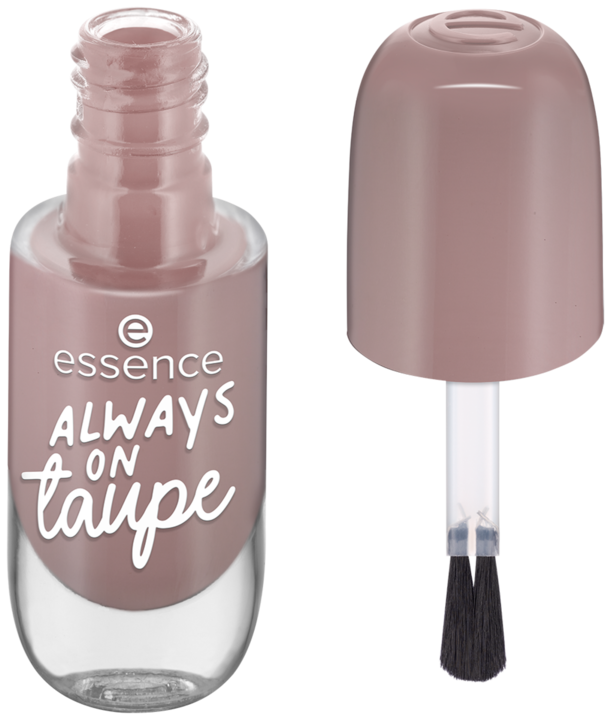 Actual product image essence Nail polish Gel Nail 37 ALWAYS ON taupe (37 ALWAYS ON taupe, Gel-Effect Nail Polish)