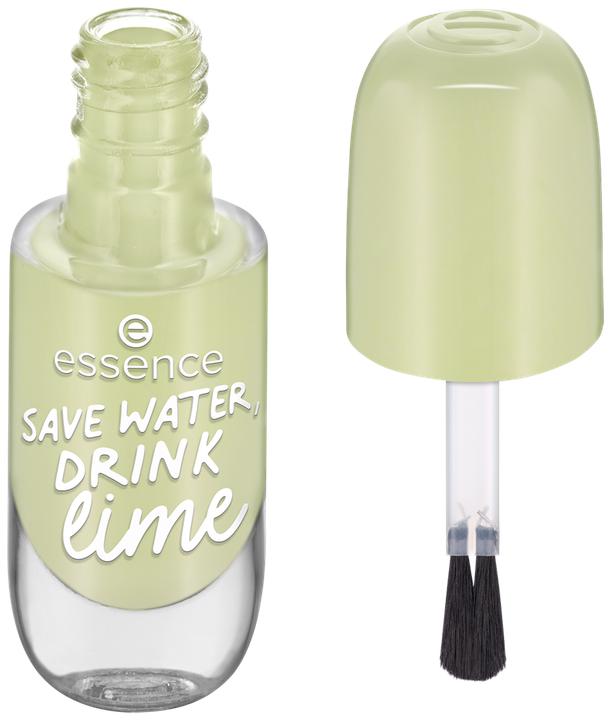 Actual product image essence gel nail color (49 SAVE WATER, DRINK lime, Gel-Effect Nail Polish)
