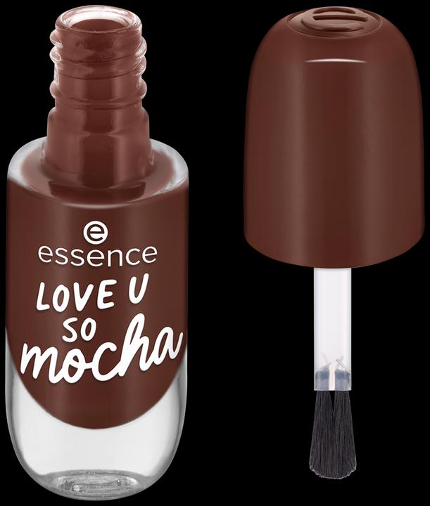 Actual product image essence Nail polish Gel Nail 34 LOVE U SO mocha (34 LOVE U SO mocha, Gel-Effect Nail Polish)