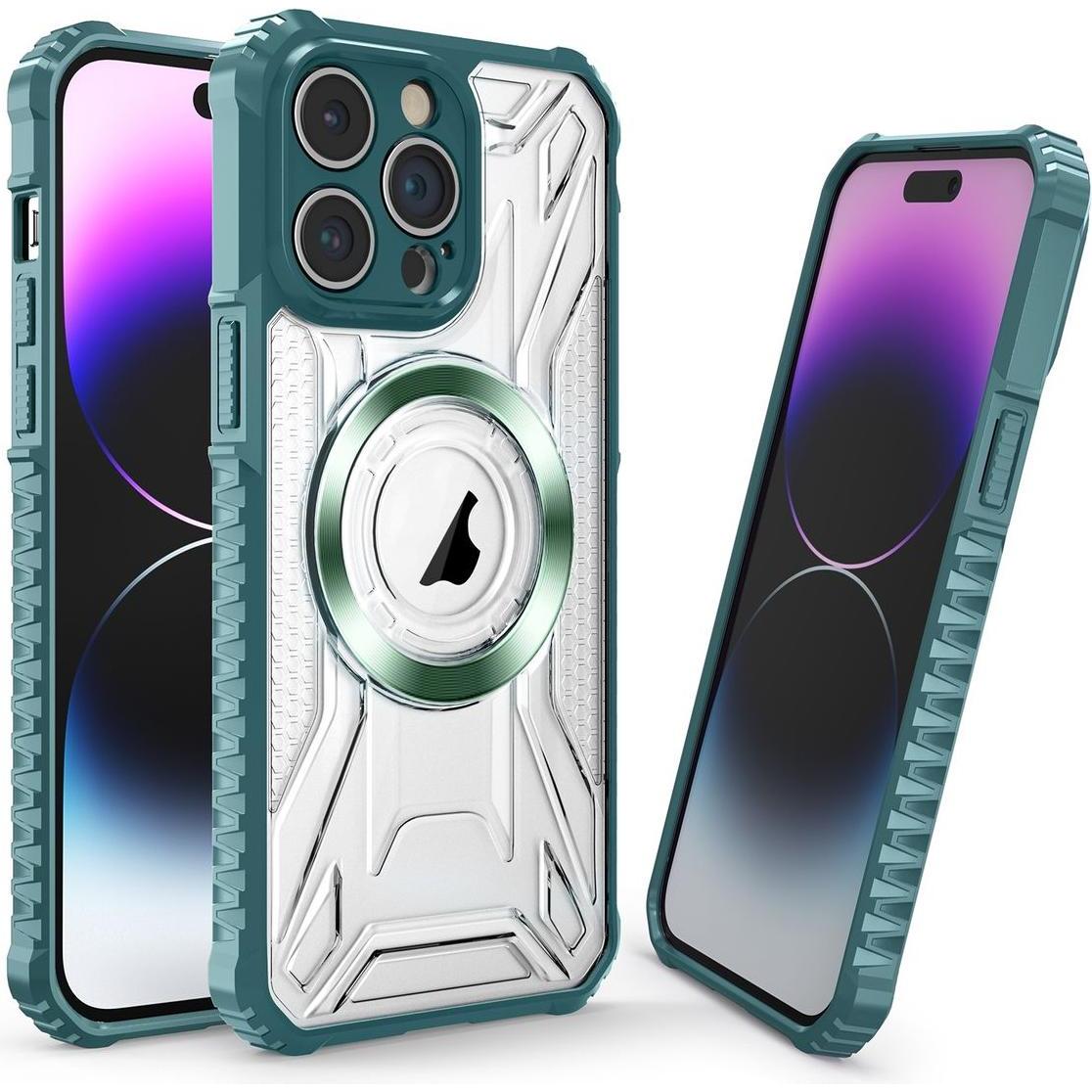 König Design Hülle für Apple iPhone 15 Pro Max Handy Schutz Case Cover Magsafe Bumper Etuis (Apple iPhone 15 Pro Max), S...