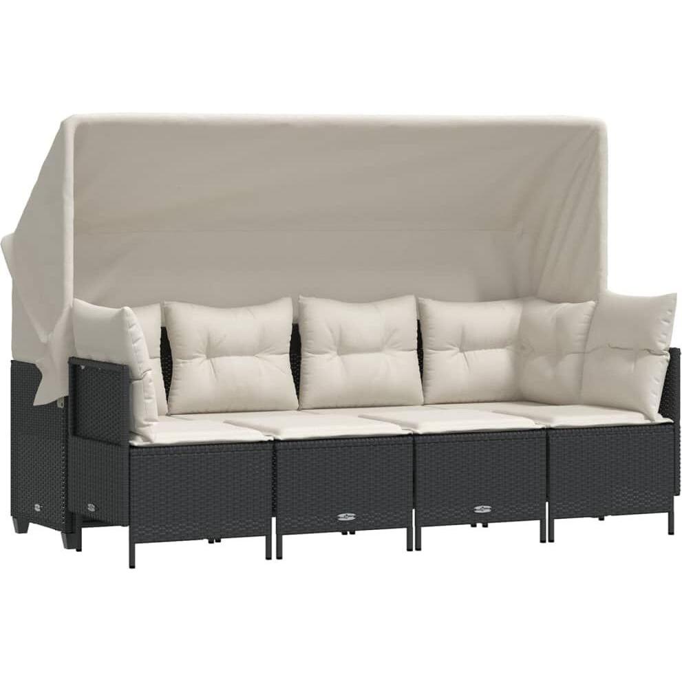 VidaXL, Gartenlounge, European flax