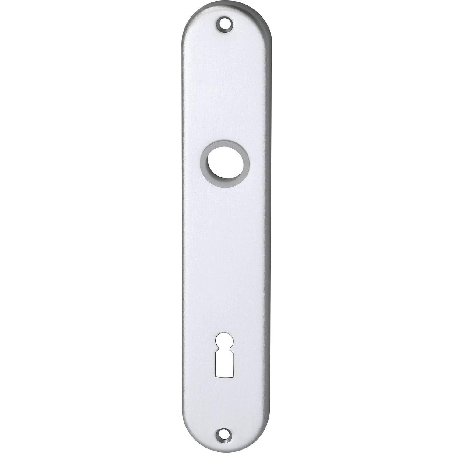 Brialma, Türgriff + Fenstergriff, Langschild SCH-Line U-Form, BB 90, silber eloxiert (Türschild)