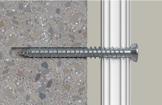 Actual product image Fischer Window frame screw FFS 7.5x132 K (6 Screws per piece)