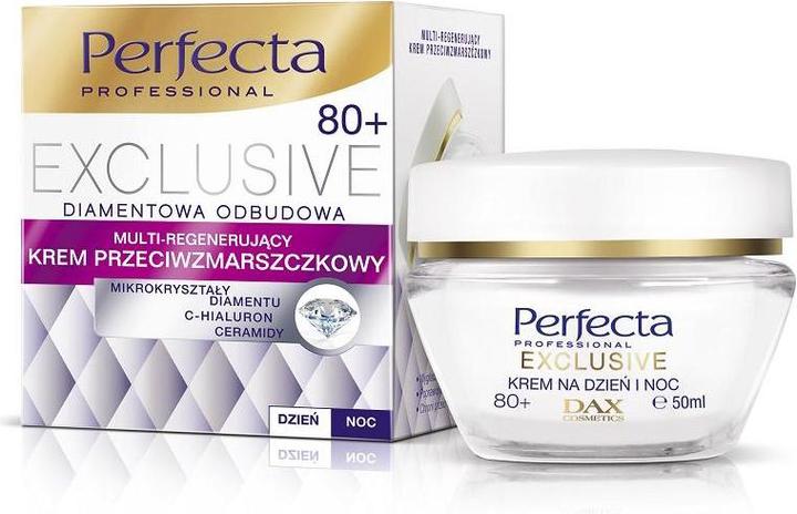 Image du produit DAX Perfecta Exclusive 80+ crème multi-régénérante forte anti-rides jour et nuit 50ml (50 ml, Crème 24h)