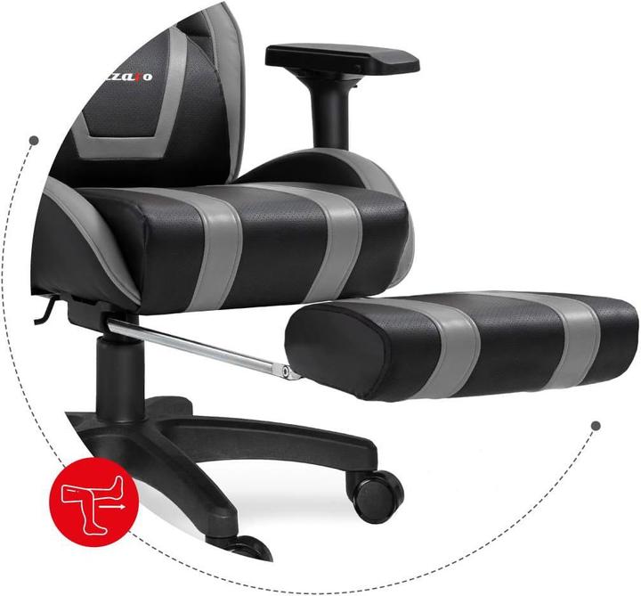 Produktbild Huzaro Gaming Chair Force 7.5 Gaming Chair, Black-gray
