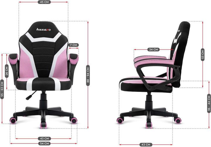 Productafbeelding Huzaro Speelstoel voor kinderen Ranger 1.0 Mesh, Roze