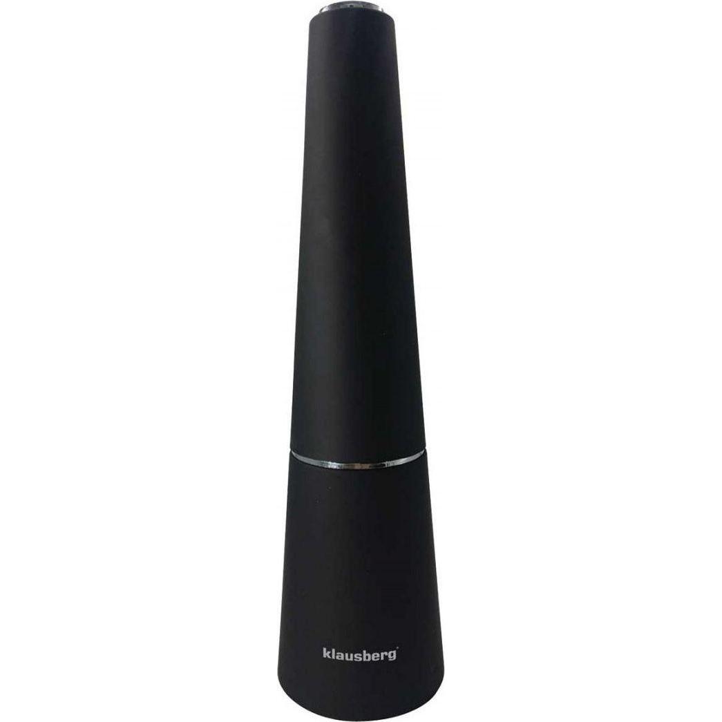 Klausberg Electric Pepper Mill Kb-7343, Pfeffermühle + Salzmühle, Schwarz