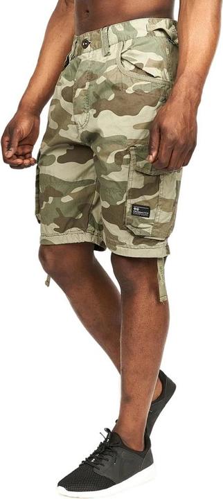 Actual product image Crosshatch Mens Jimster Camo Cargo Shorts (30)