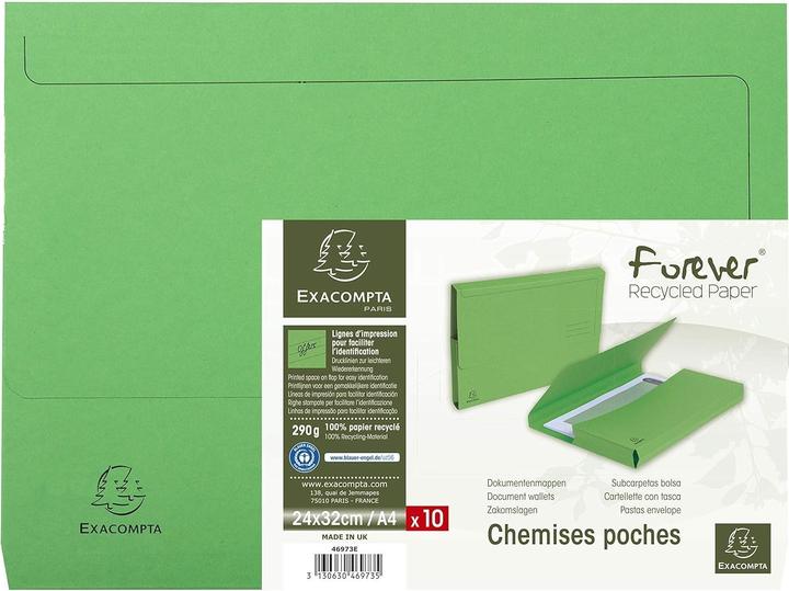 Image du produit Exacompta Cartelle Tascabili Forever (A4, 10x)