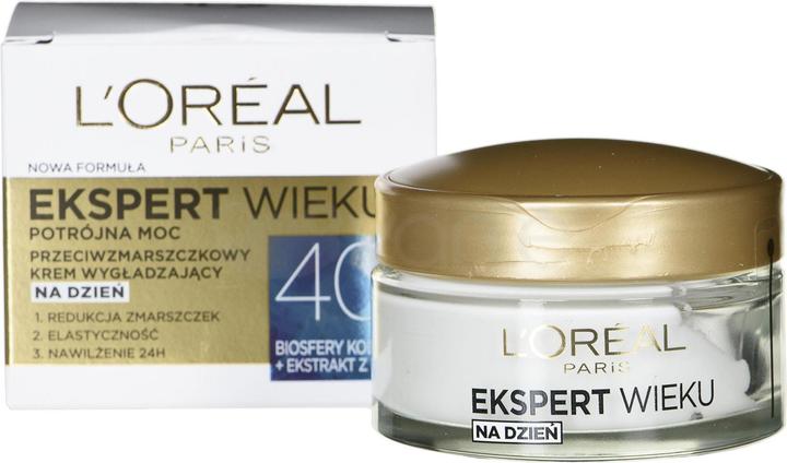 Produktbild L'Oréal Paris L'Oréal Age Specialist Ekspert Age 40+ anti-wrinkle smoothing day cream 50ml (50 ml, Tagescreme)