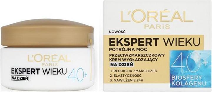 Produktbild L'Oréal Paris L'Oréal Age Specialist Ekspert Age 40+ anti-wrinkle smoothing day cream 50ml (50 ml, Tagescreme)