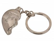 Actual product image Ootb Metal keychain, Broken Heart