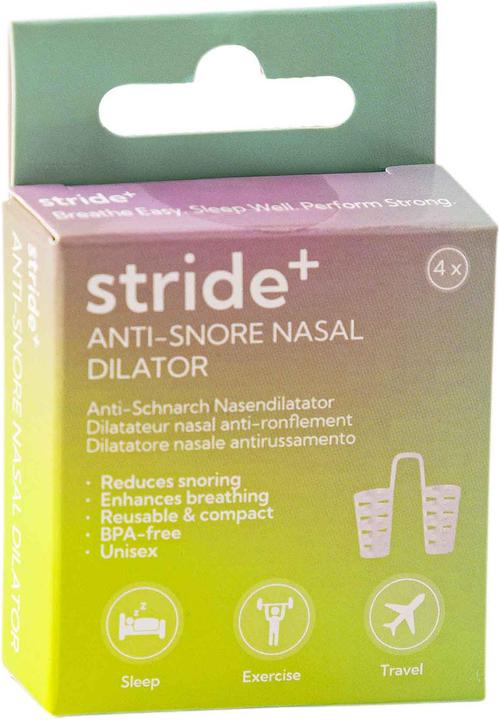 Produktbild Stride Anti-Schnarch Nasenspreizer, 4er Set, Schnarchstopper Nasenbelüfter