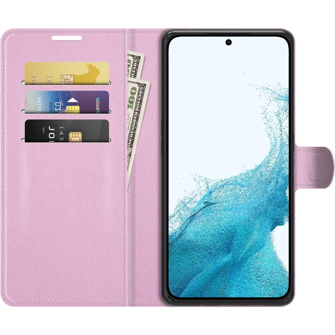 Thumbnail - Screenguard Samsung Galaxy S22+ Leather Guard Lederhülle (Samsung Galaxy S22+), Smartphone Hülle, Rosa