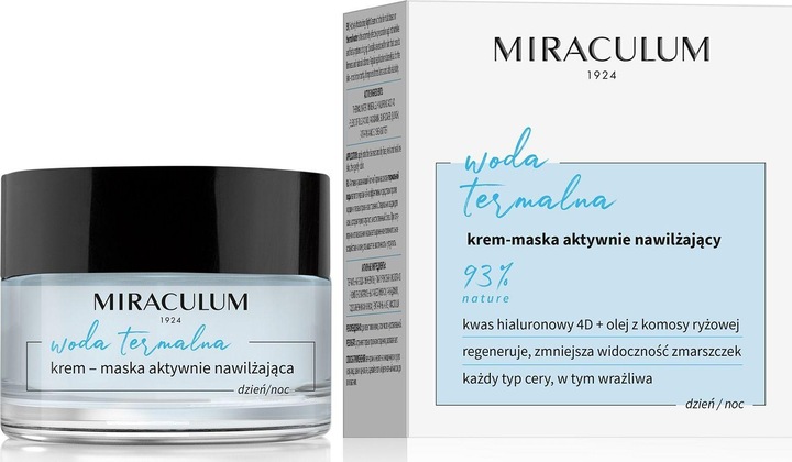 Image du produit MIRACULUM Masque-crème hydratant à l'eau thermale 50ml (50 ml)