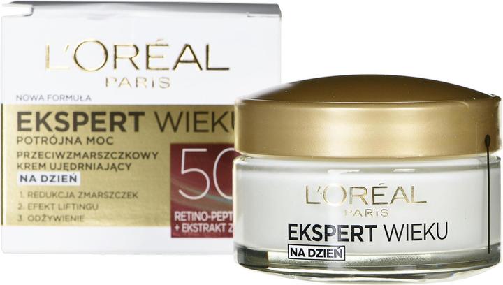 Actual product image L'Oréal Paris L'Oréal Age Specialist Ekspert Age 50+ anti-wrinkle firming day cream 50ml (50 ml, Day cream)