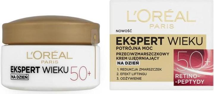 Actual product image L'Oréal Paris L'Oréal Age Specialist Ekspert Age 50+ anti-wrinkle firming day cream 50ml (50 ml, Day cream)