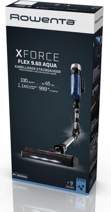 Immagine prodotto Rowenta RH20C0 X-Force Flex 9.60 Aqua Aller, argento