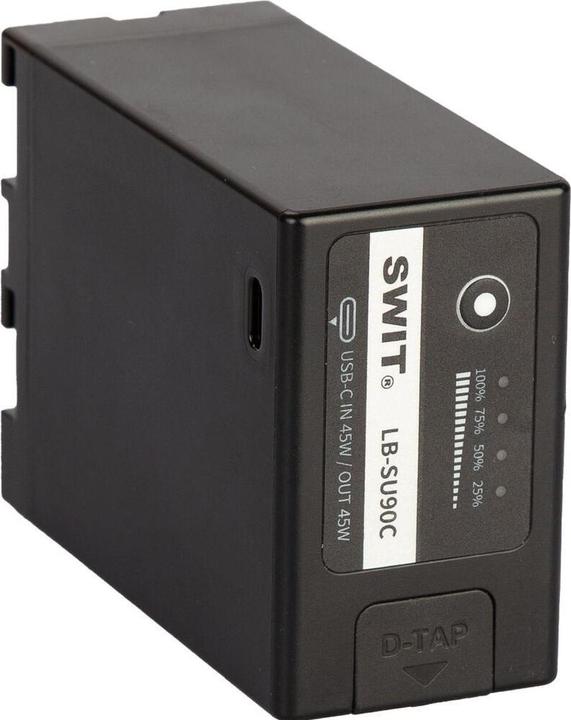 Image du produit Swit LB-SU90C | 90Wh BP-U-type DV batterie avec USB-C et D-tap (Batterie de l'appareil photo)