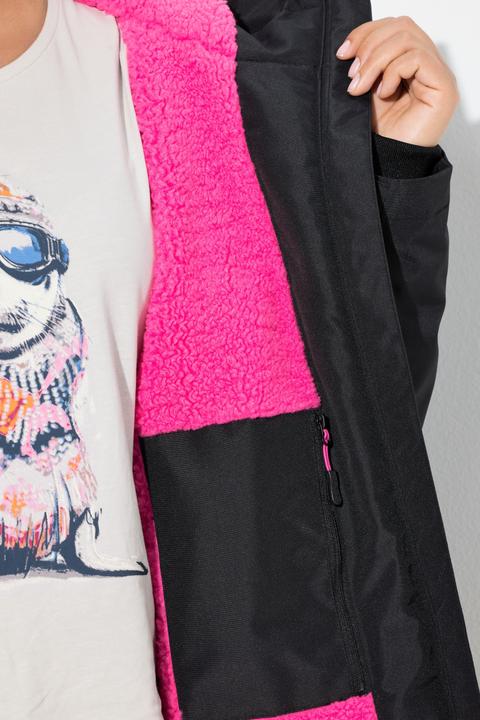 Produktbild Laurasøn Funktionsmantel, oversized, Teddyfutter, Kapuze, 2-Wege-Zipper