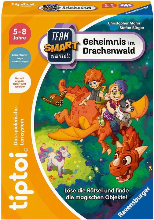 Actual product image Ravensburger Team Smart investigates - Mystery in the dragon forest (German, 5 - 8 years)