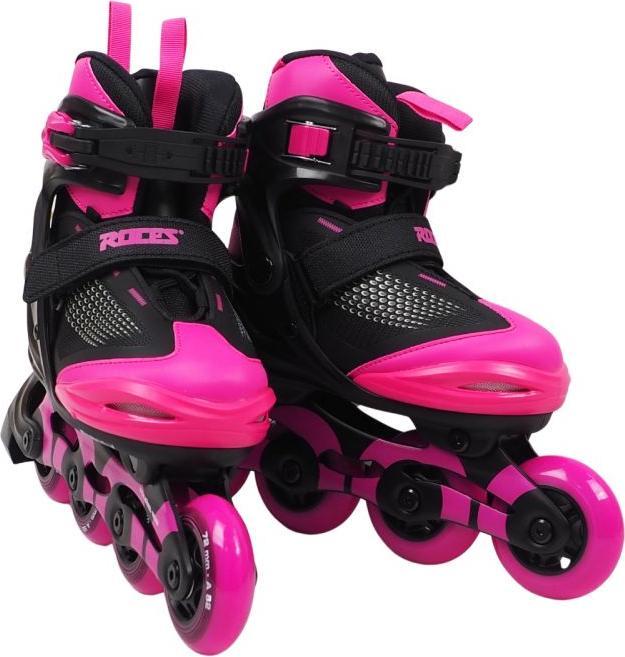 Produktbild Roces - Moody X TIF Girl Verstelbare Skeelers - Kinderen - Zwart - Roze - 36-40 (36, 40)