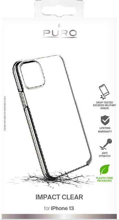 Immagine prodotto Puro Custodia per iPhone 13 Impact Clear, trasparente (Apple iPhone 13)