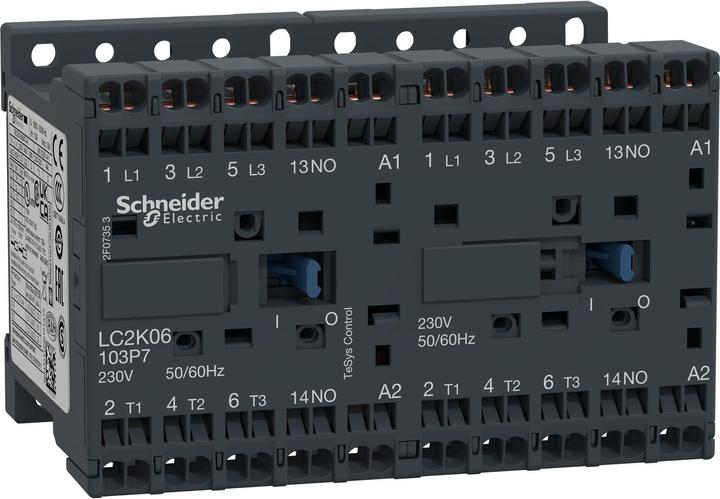 Actual product image Schneider Electric Reversing contactor combination, 3p+1S, LC2K06103P7