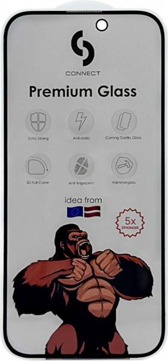 Actual product image Connect iPhone XR/11 Privacy 3D Corning Gorilla Glass 5X stong (1 pcs., Apple iPhone 11, Apple iPhone XR)