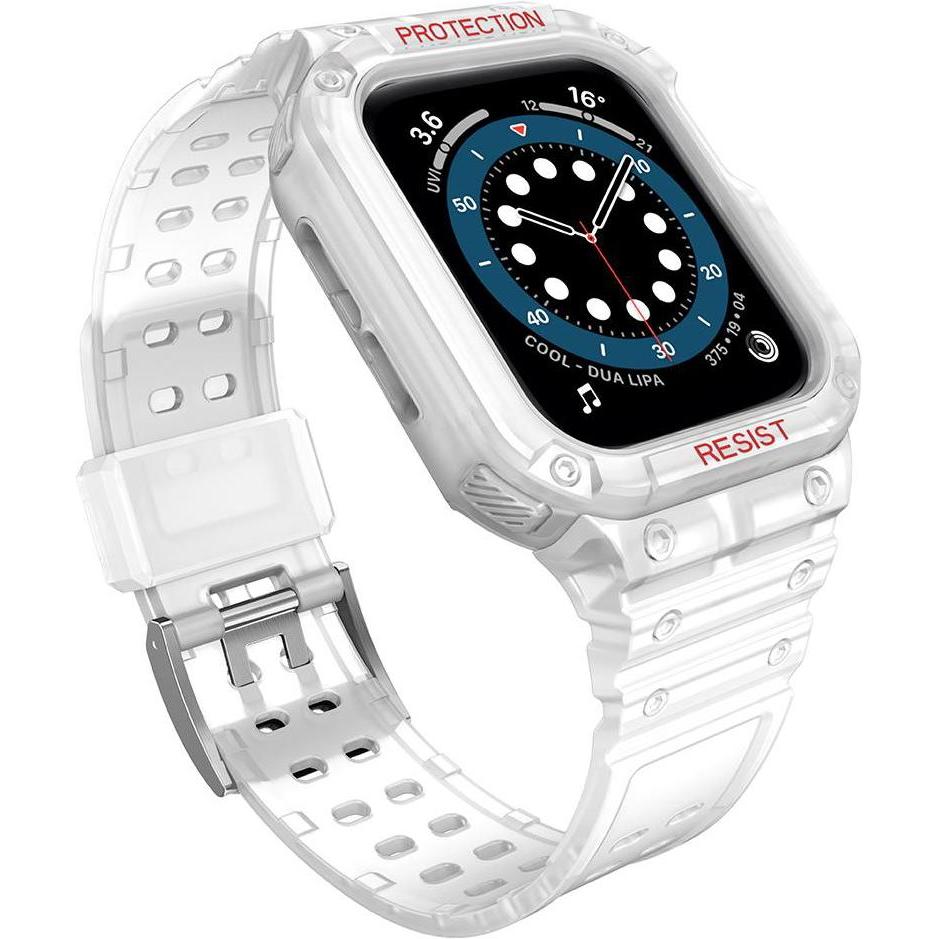 Hurtel Protective strap with watch case (TPU), Uhrenarmband, Transparent