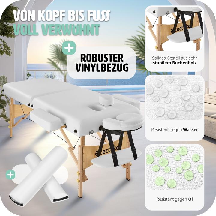 Actual product image tectake Massage table