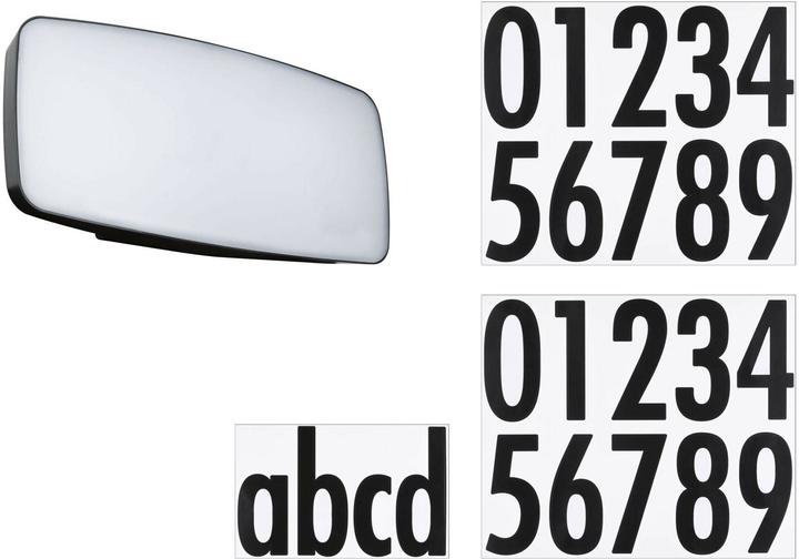 Image du produit Paulmann Lampe de numérotation extérieure 230V Sheera (820 lm, IP44)