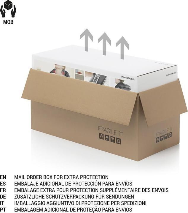 Produktbild InnovaGoods Lavalampe mit Lautsprecher Maglamp (E14)