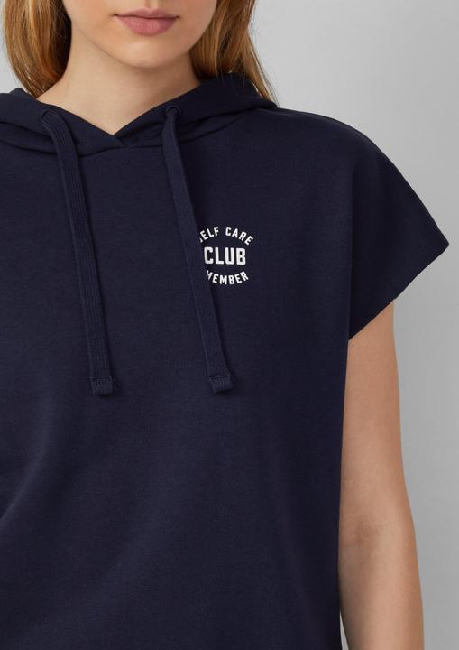 Produktbild s.Oliver Sweatshirt Sweatshirt mit Kapuze und überschnittenen Schultern (44)