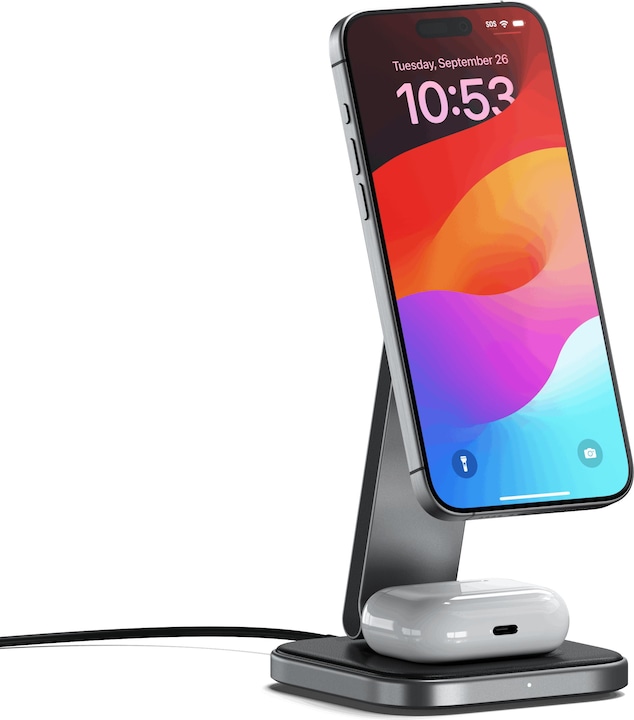 Satechi 2-in-1 Foldable Charging Stand (15 W)