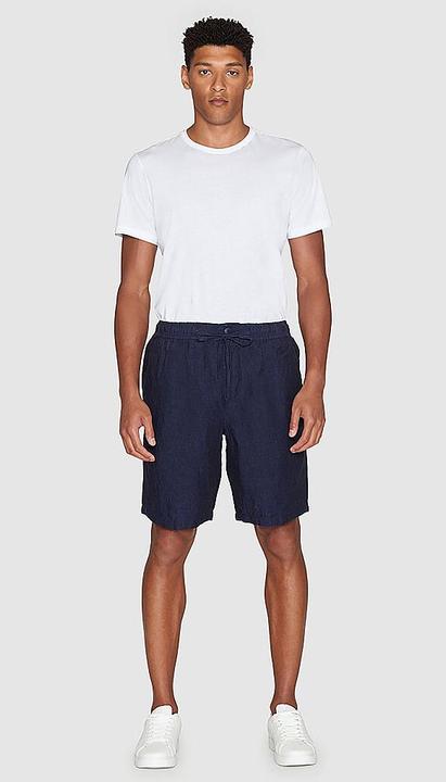 Actual product image Knowledge Cotton Apparel Loose Fit Linen Shorts (XL)
