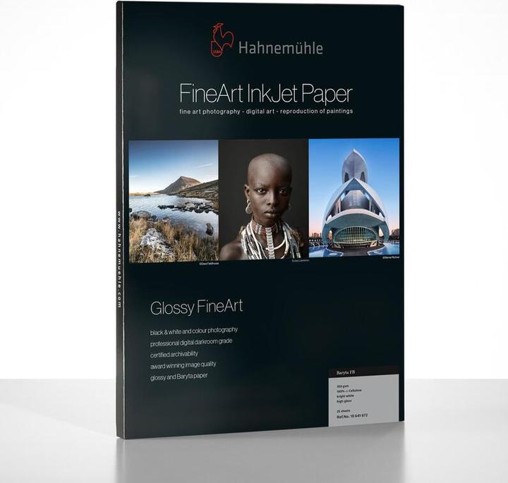 Produktbild Hahnemühle Baryta FB A2 25 Blatt (350 g/m², A2, 25 Stk.)