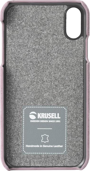 Produktbild Krusell iPhone X / Xs Broby Cover 61436 pink / pink (Apple iPhone X)