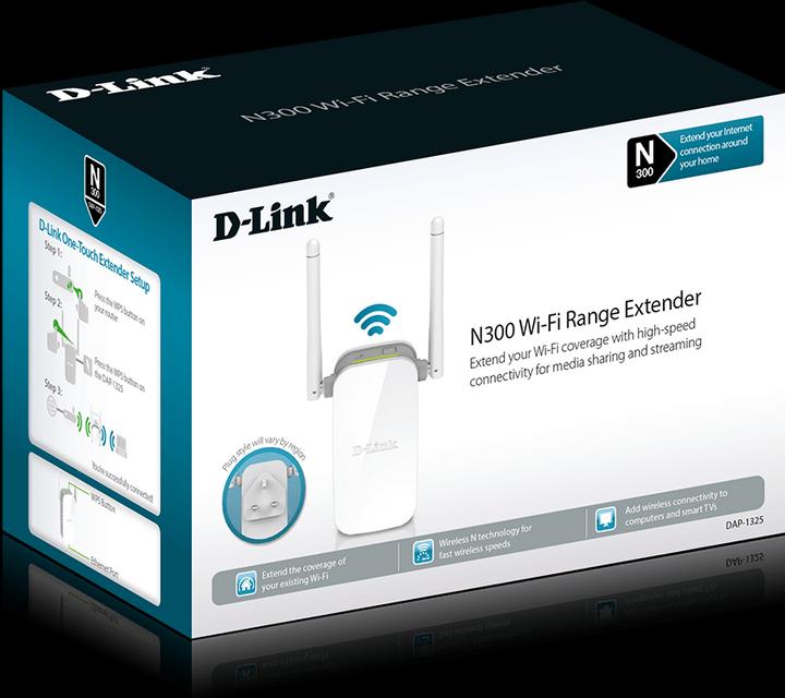 Image du produit D-Link DAP-1325 N300 Range Extender (300 Mbit/s)