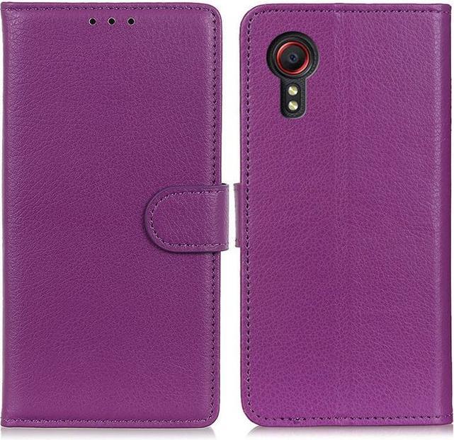 Image du produit MU Classic Série de couvertures de livres en cuir Litchi (Samsung Galaxy XCover7 Pro)
